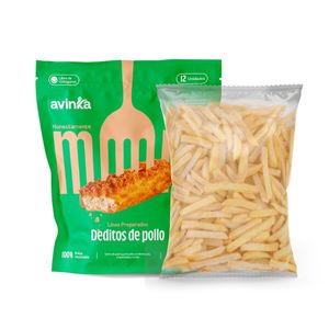 Pack Deditos de pollo x 276 gr. + Papas precocidas congeladas crunch x 400 gr.