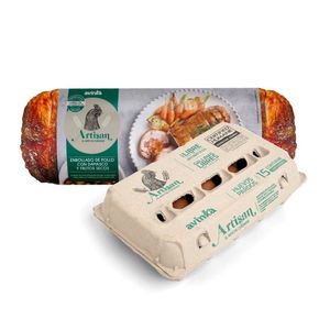 Pack Enrollado Frutos Secos Artisan 1.35 kg. + Huevos Artisan x 15 unidades