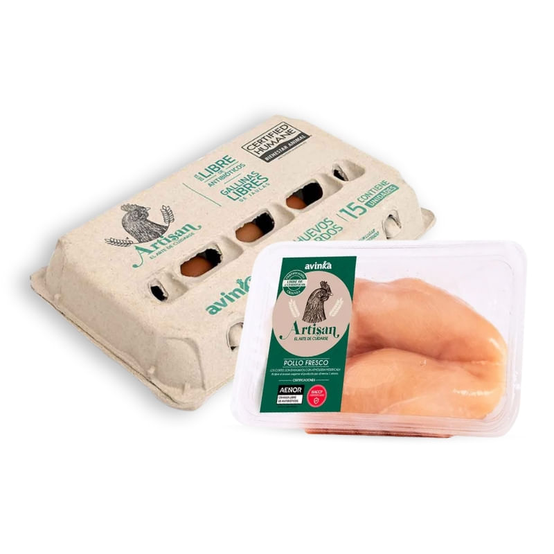 Pack-Filete-de-pechuga-Artisan-x-450-gr.---Huevos-Artisan-x-15-unidades