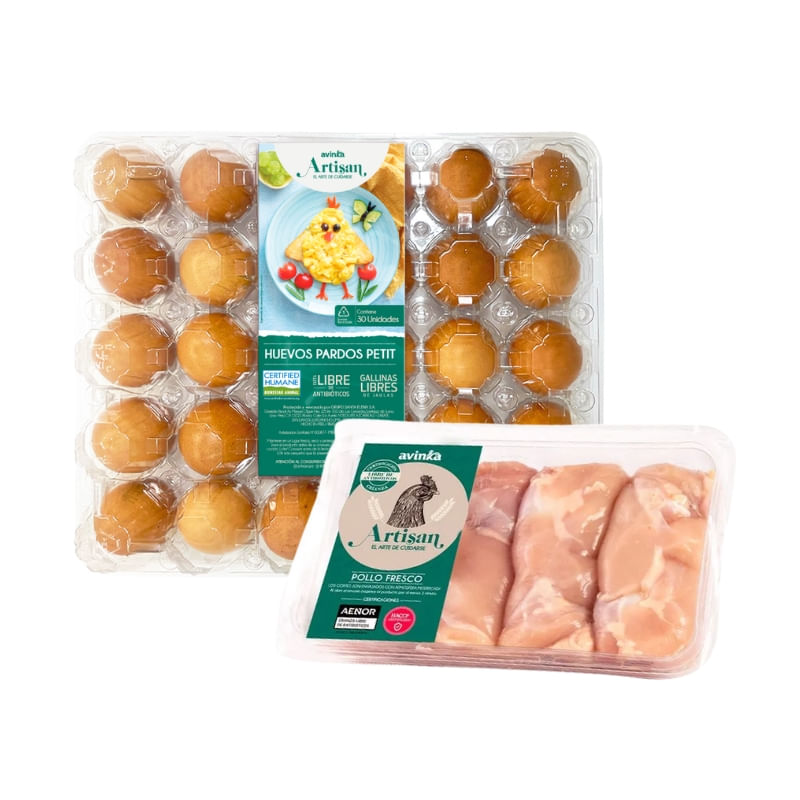 Pack-Filete-de-pierna-sin-piel-Artisan-450-gr---Huevo-petit-Artisan-bandeja