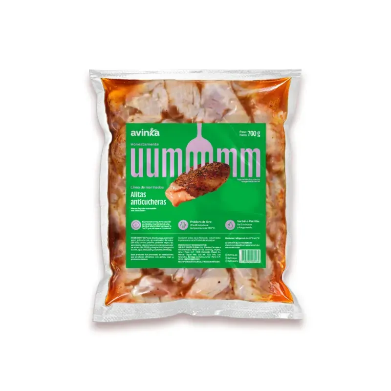 Alitas anticucheras Avinka Bolsa 700 g