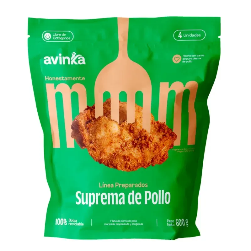 Suprema de pollo Avinka Doypack 4 unidades