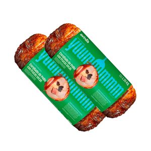 Pack 02 Enrollado de pollo con Frutas Secas Avinka 1.35 kg